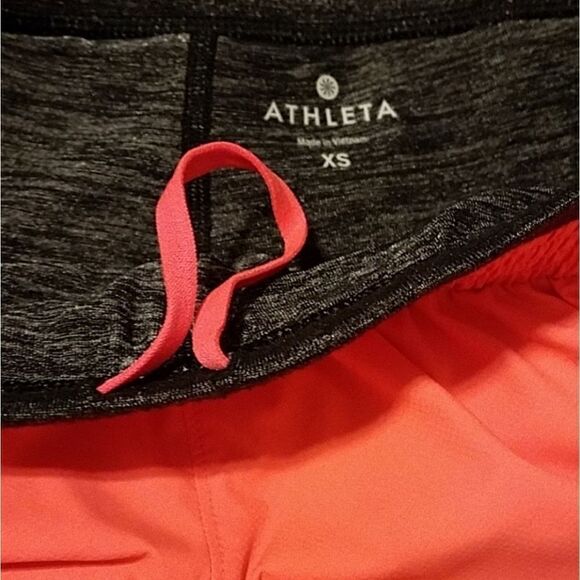 Athleta Coral Sizzle Go Getter Shorts Leggings XS - Picture 3 of 5